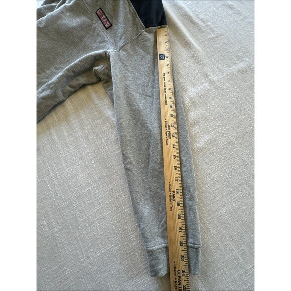 Vineyard Vines Collegiate Quarter Zip Gray With Navy Sweatshirt Men's Size Large - Picture 9 of 9